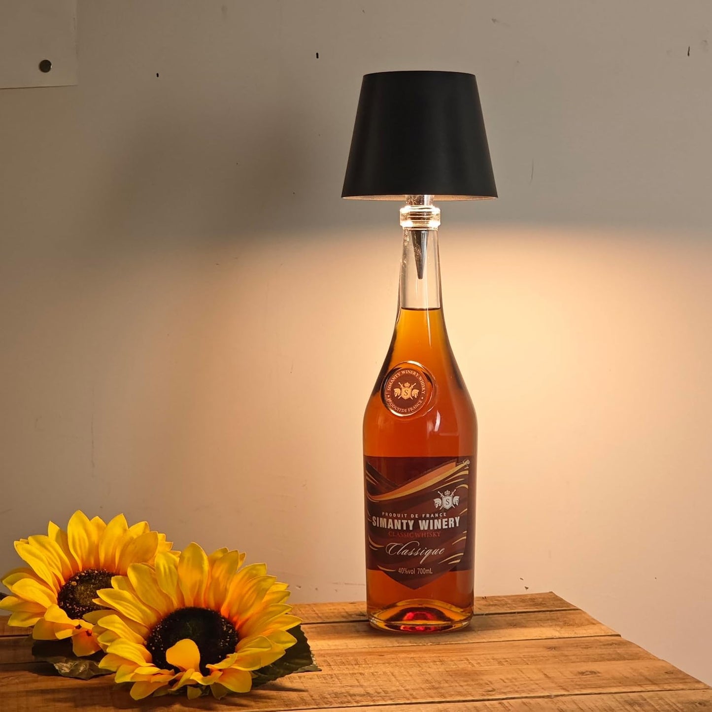 Quickshop bottle lamp