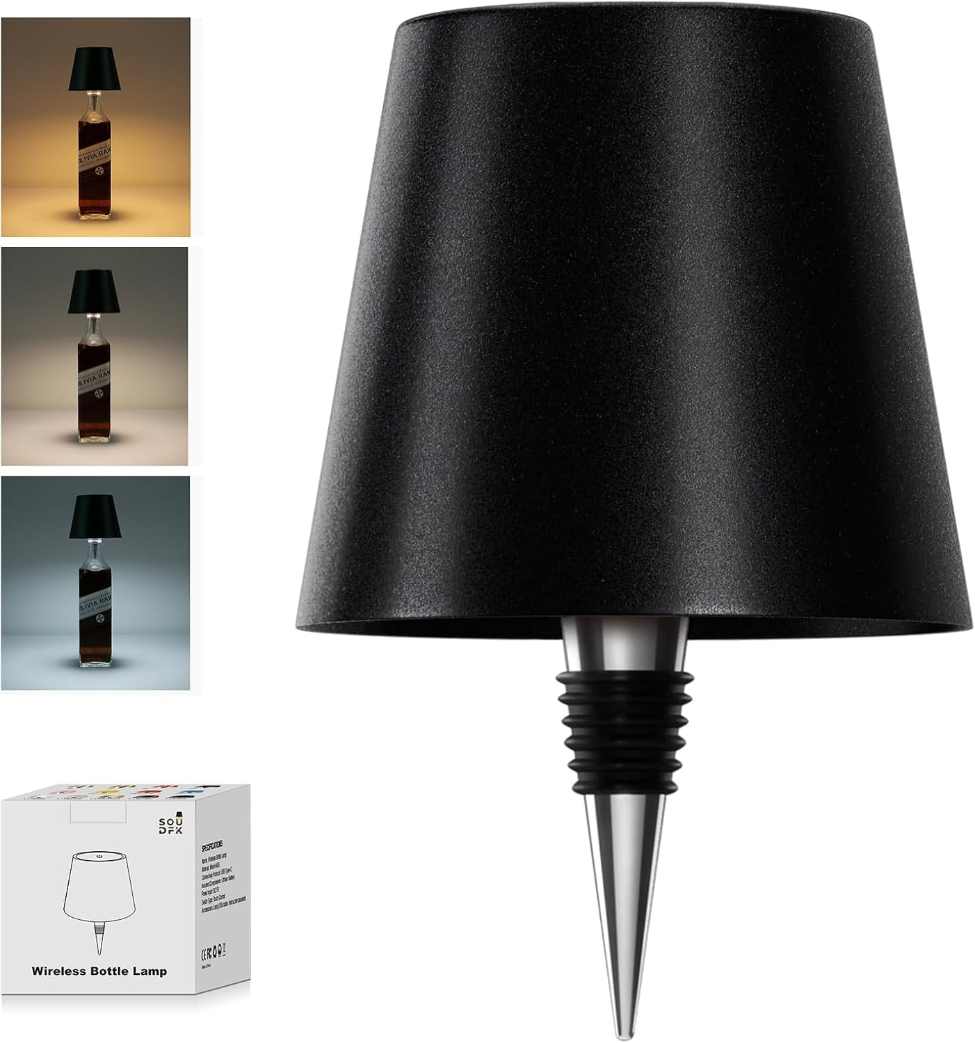 Quickshop bottle lamp