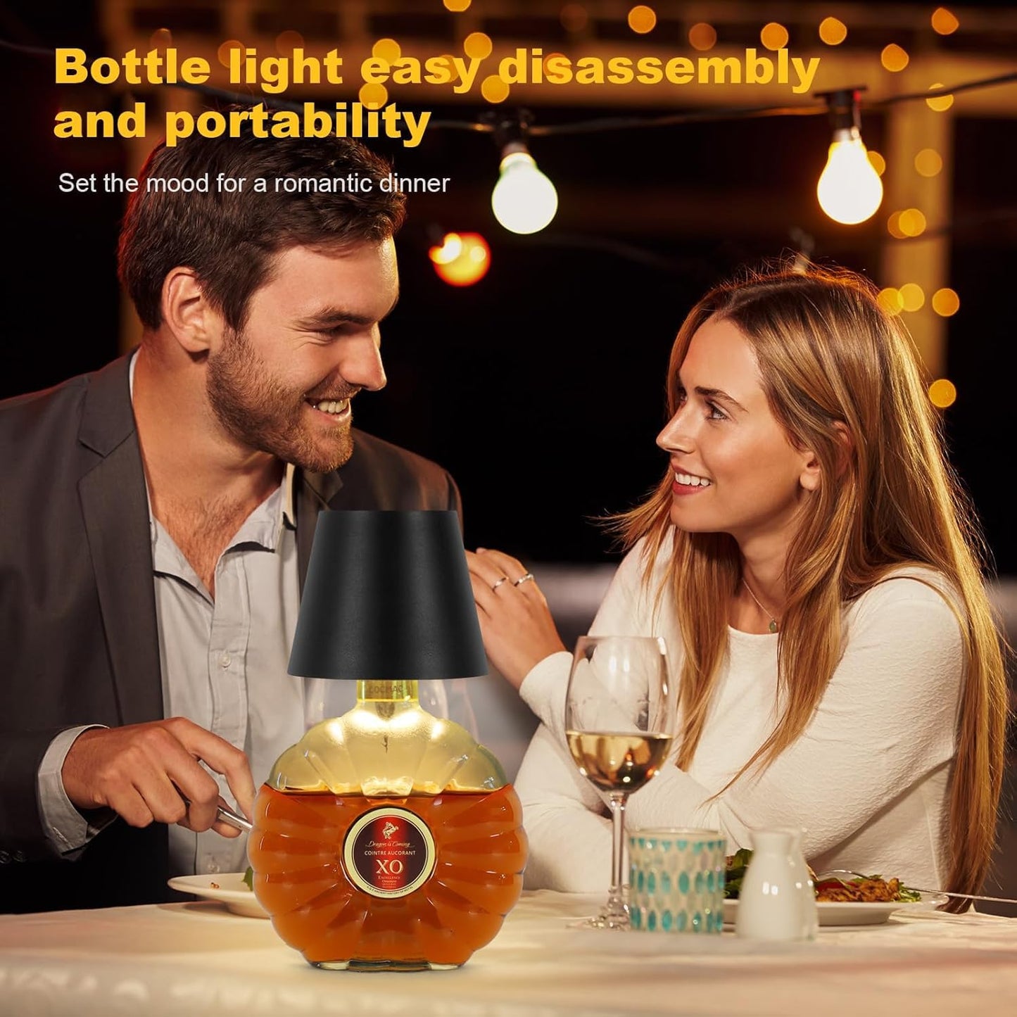 Quickshop bottle lamp