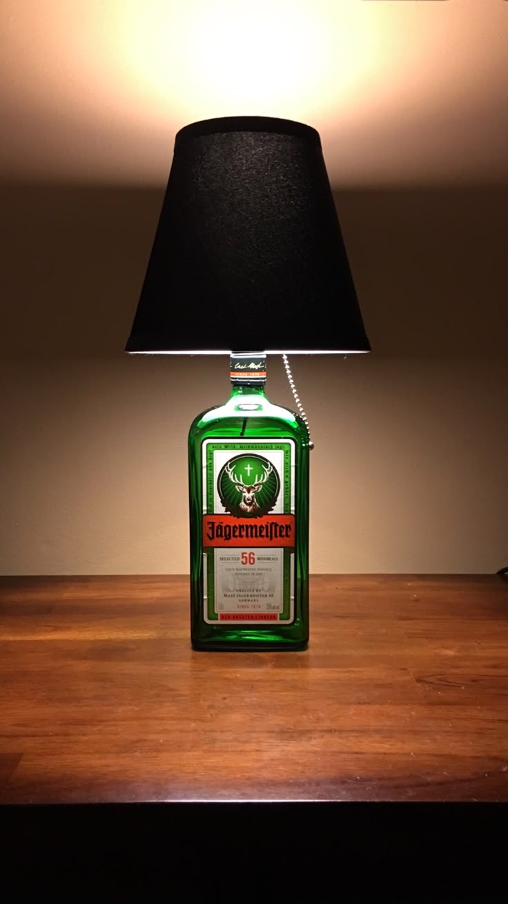 Quickshop bottle lamp