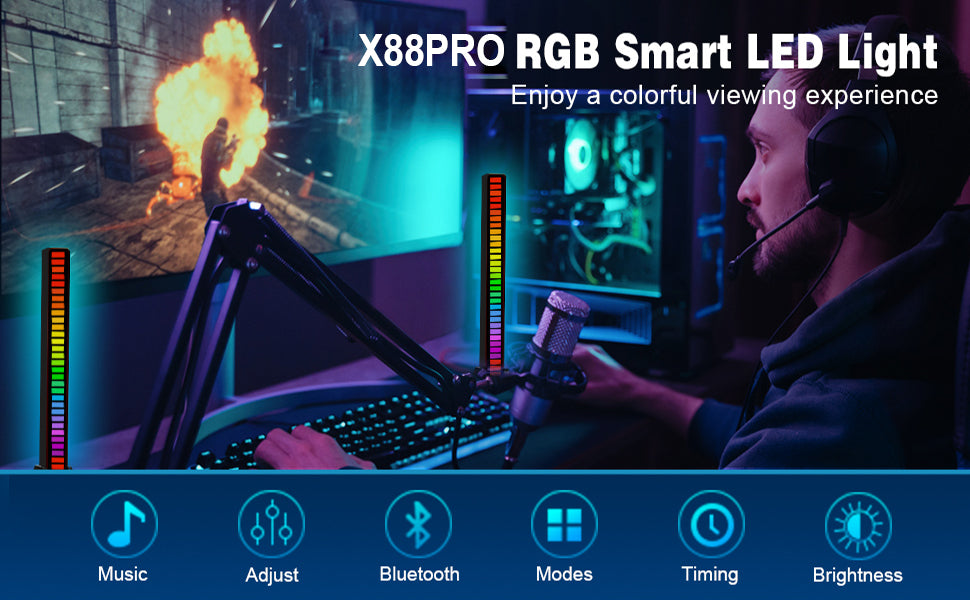 Quickshop RGB sound control Bar