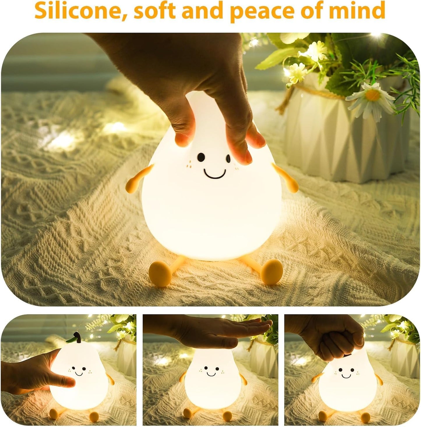 Quickshop Silicon Pear lamp