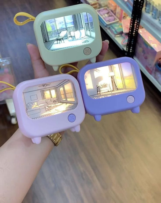 Quickshop mini tv paint lamp