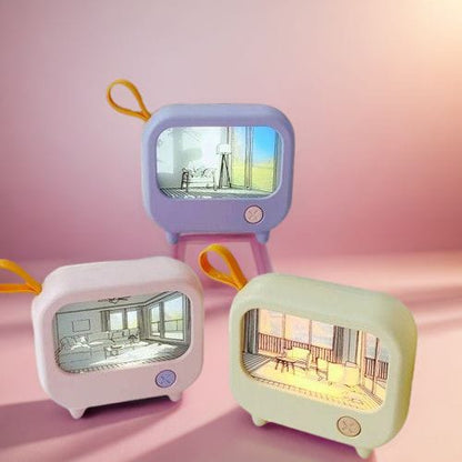 Quickshop mini tv paint lamp