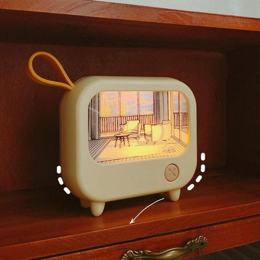 Quickshop mini tv paint lamp