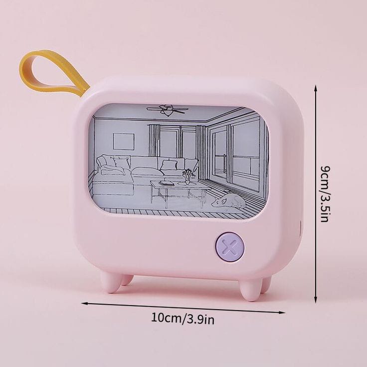 Quickshop mini tv paint lamp