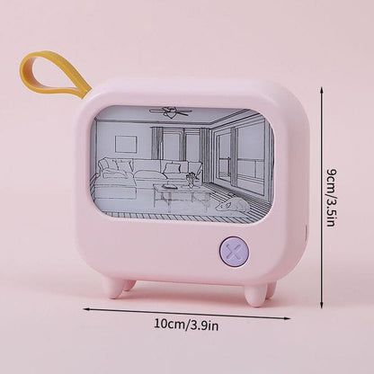 Quickshop mini tv paint lamp